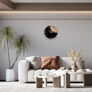 ModernClock Nástenné hodiny Colorfull 32 cm čierne/farebné