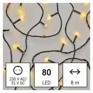 EMOS Vánoční LED světelný řetěz s časovačem Spirit 800 cm teplý bílý