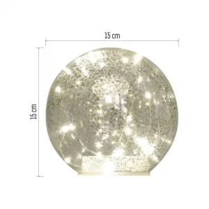 EMOS Vánoční světelná LED dekorace Honor 15 cm čirá