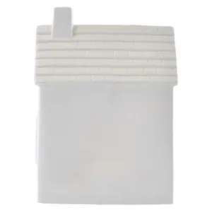 EMOS Vánoční světelná LED dekorace House 18 cm bílá