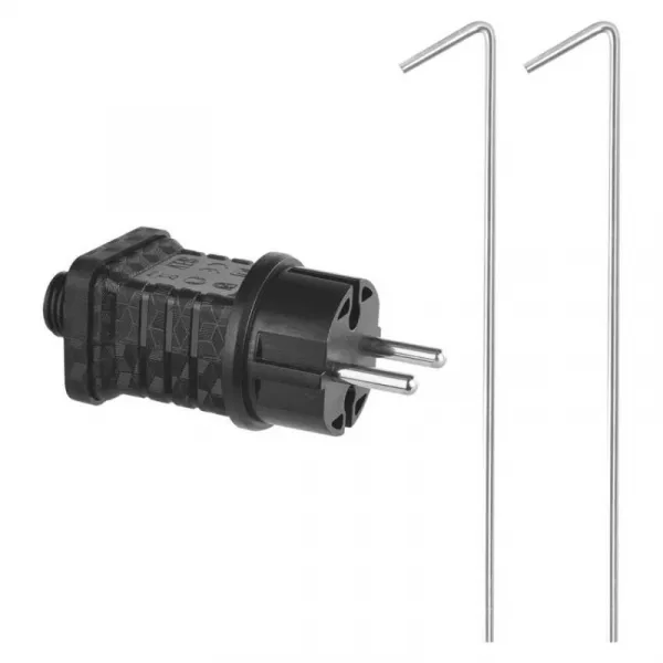 EMOS Vánoční světelný LED strom Bruce 120 cm černý/teplý bílý