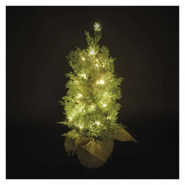 EMOS Vánoční světelný LED stromeček Skyla 50 cm zelený/teplý bílý