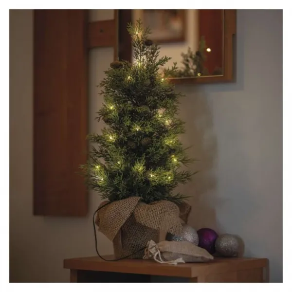 EMOS Vánoční světelný LED stromeček Skyla 50 cm zelený/teplý bílý
