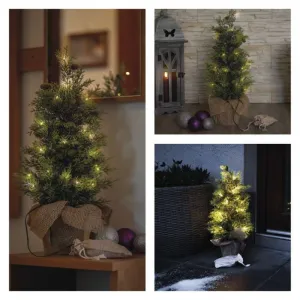 EMOS Vánoční světelný LED stromeček Skyla 50 cm zelený/teplý bílý