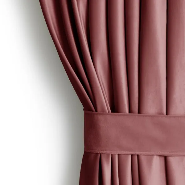 3kraft Záves AmeliaHome Velvet s priechodkami ružový, veľkosť 140x270