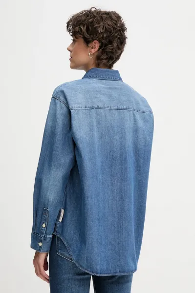 Rifľová košeľa Calvin Klein Jeans
