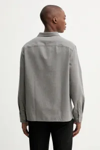 Košeľa s prímesou vlny Calvin Klein