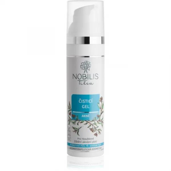 Nobilis Tilia Akné hydratačný čistiaci gél pre mastnú pleť so sklonom k akné 75 ml