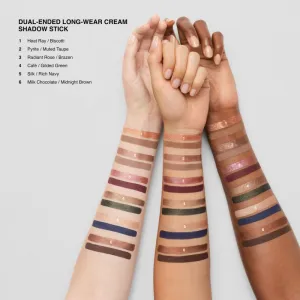 Bobbi Brown Long-Wear Dual-Ended Cream Shadow Stick očné tiene v ceruzke duo odtieň Radiant Rose / Brazen 1.6 g