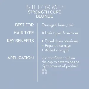 Pureology Strength Cure Blonde kondicionér pre blond vlasy pre ženy 266 ml