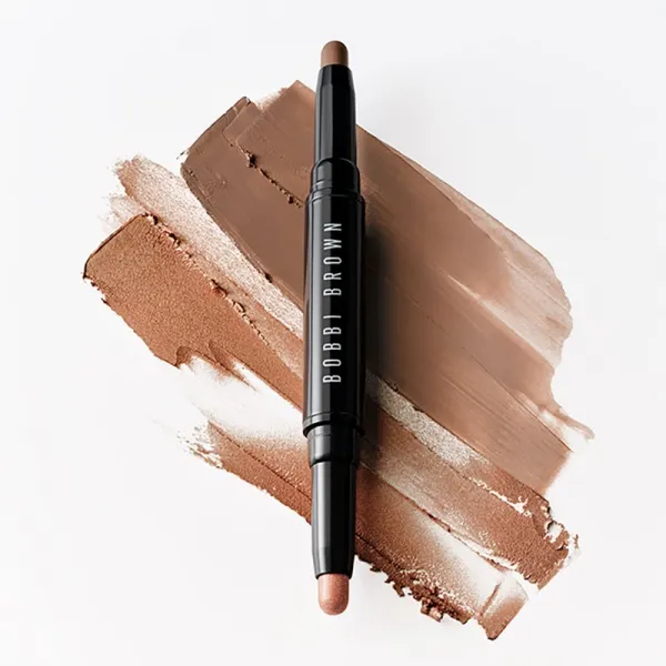 Bobbi Brown Long-Wear Dual-Ended Cream Shadow Stick očné tiene v ceruzke duo odtieň Radiant Rose / Brazen 1.6 g