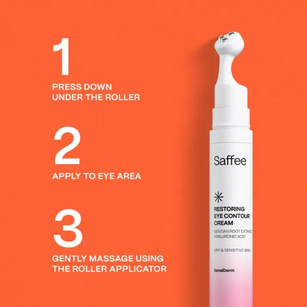 Saffee SensiDerm Restoring Eye Contour Cream očný krém proti tmavým kruhom 15 ml