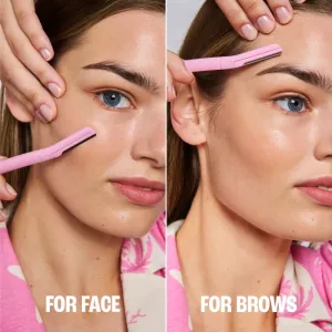 BrushArt Accessories Face & Brow razors britva na obočie 6 ks