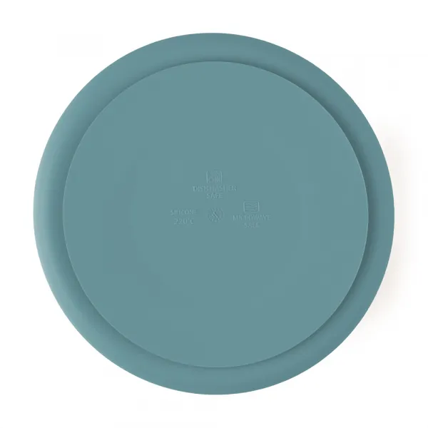 PETITE&MARS Tanierik silikónový deliaci okrúhly Take&Match Frosted Sky 6m+