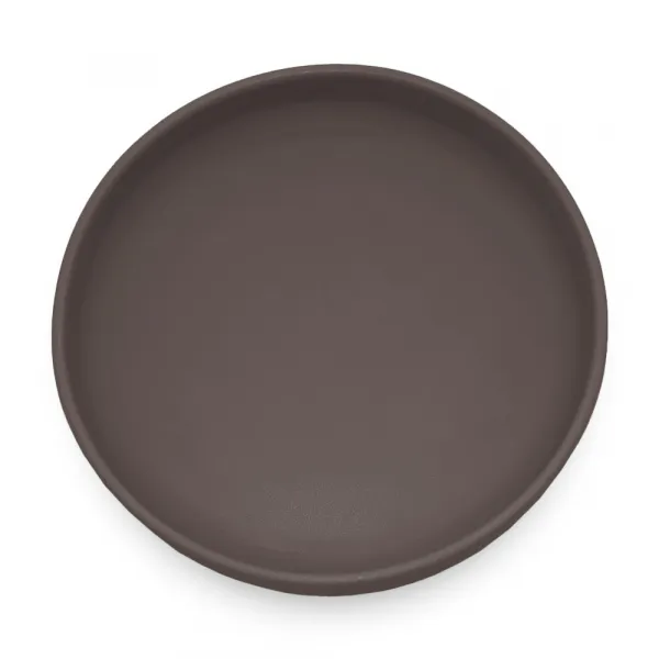 PETITE&MARS Tanier silikónový s prísavkou Take&Match Bitter Cocoa 6m+