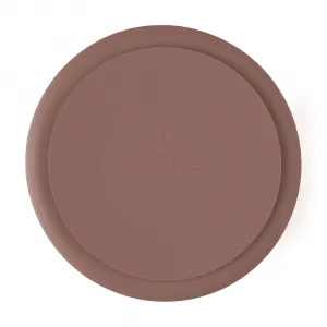 PETITE&MARS Tanierik silikónový deliaci okrúhly Take&Match Velvet Latte 6m+