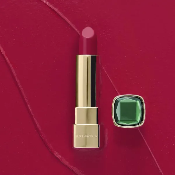 Dolce&Gabbana Gemstone Lipstick lesklý rúž odtieň 415 Sapphire Rust 3.5 g