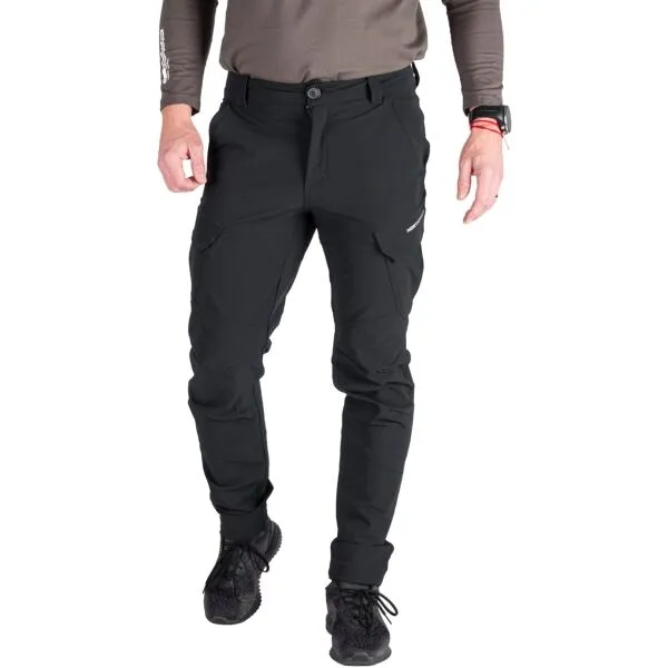 Pánske turistické zateplené nohavice NORTHFINDER KUBA-270blackblack