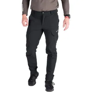 Pánske turistické zateplené nohavice NORTHFINDER KUBA-270blackblack