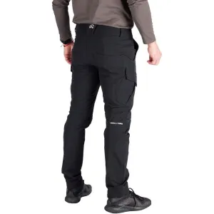 Pánske turistické zateplené nohavice NORTHFINDER KUBA-270blackblack