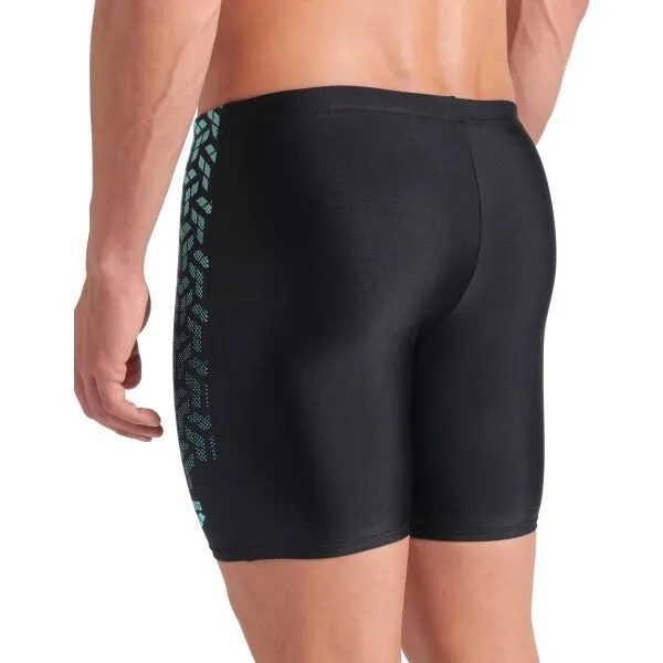 Arena KIKKO V SWIM MID JAMMER GRAPHIC Pánske plavky, čierna, veľkosť