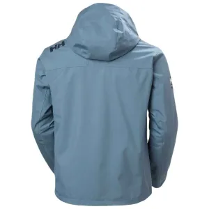 Helly Hansen CREW HOODED MIDLAYER Pánska jachtárska bunda, svetlomodrá, veľkosť
