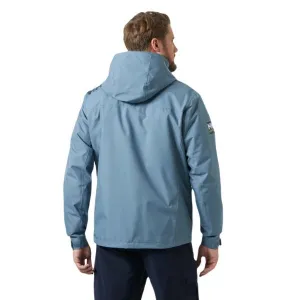 Helly Hansen CREW HOODED MIDLAYER Pánska jachtárska bunda, svetlomodrá, veľkosť