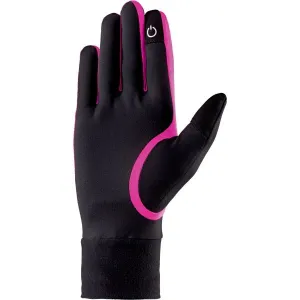Viking RUNWAY Unisex bežecké rukavice, čierna, veľkosť