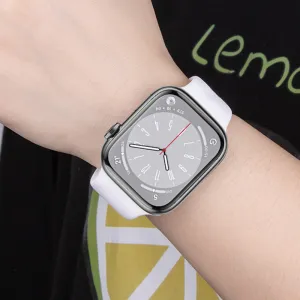 BStrap Smooth Silicone remienok na Apple Watch 42/44/45mm, claret (SAP014C18)