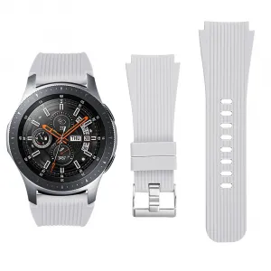 BStrap Silicone Davis remienok na Garmin Vivoactive 4, white (SSG008C0806)