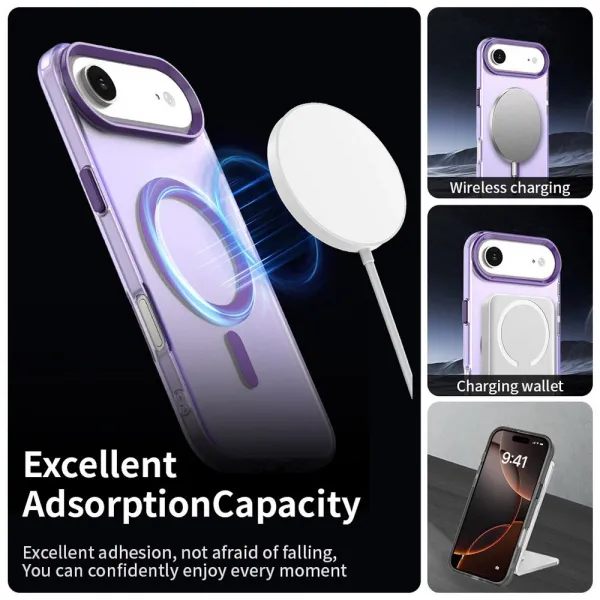 Techsuit CandyCase MagSafe, iPhone Air, fialové