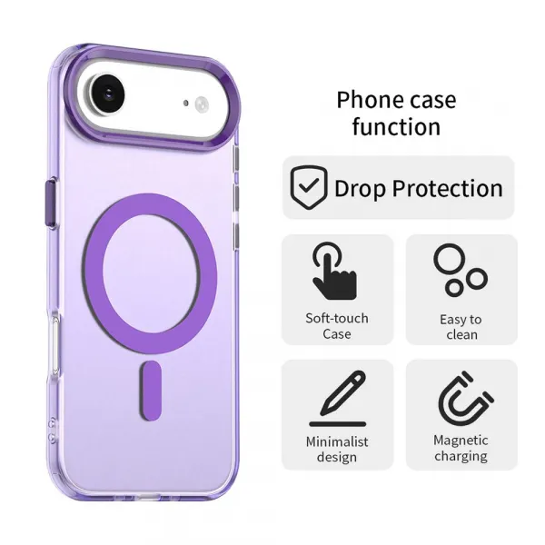 Techsuit CandyCase MagSafe, iPhone Air, fialové