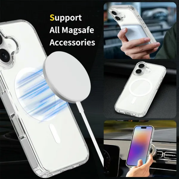 Magsafe Clear obal, iPhone 17, priehľadný