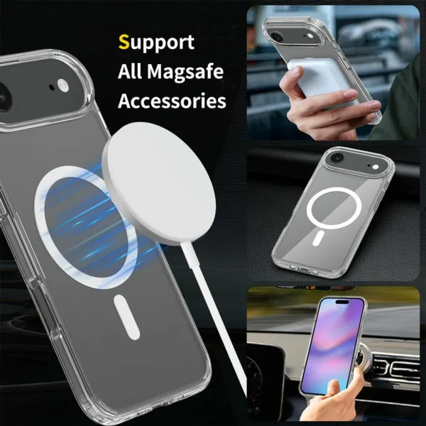 Magsafe Clear obal, iPhone Air, priehľadný