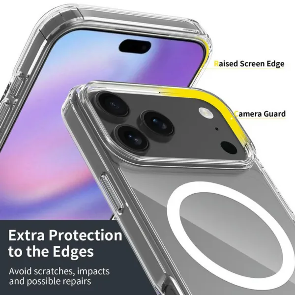 Magsafe Clear obal, iPhone 17 Pro Max, priehľadný