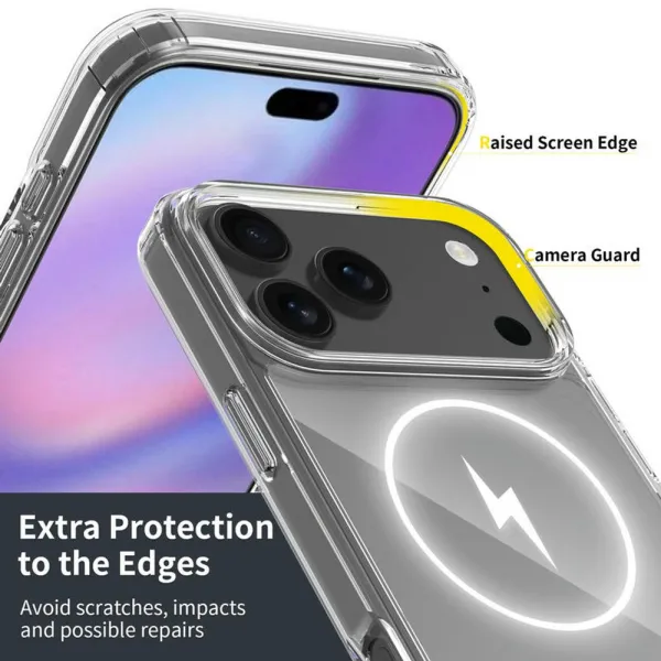 Magsafe Clear obal, iPhone 17 Pro Max, priehľadný