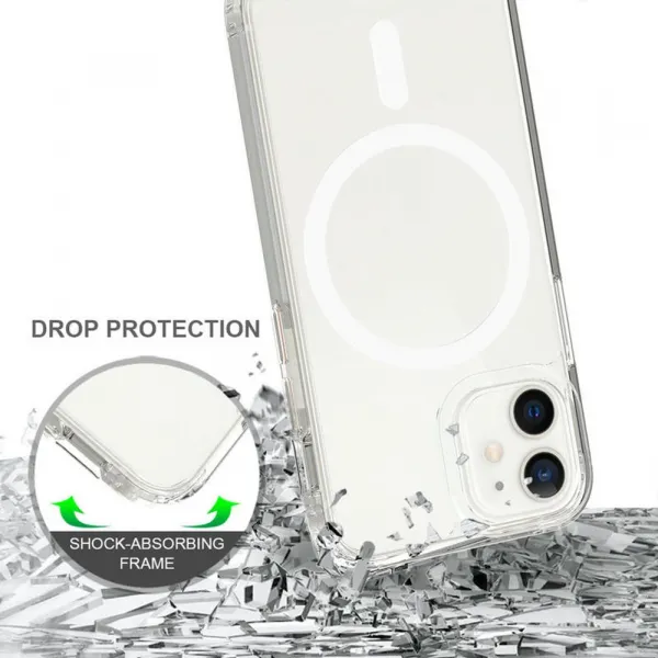 Magsafe Clear obal, iPhone 13 Mini, priehľadný