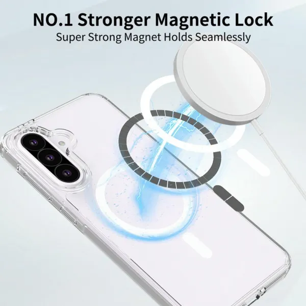 Magsafe Clear obal, Samsung Galaxy A56, priehľadný