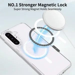 Magsafe Clear obal, Samsung Galaxy A56, priehľadný