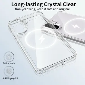 Magsafe Clear obal, Samsung Galaxy A56, priehľadný