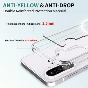 Magsafe Clear obal, Samsung Galaxy A56, priehľadný