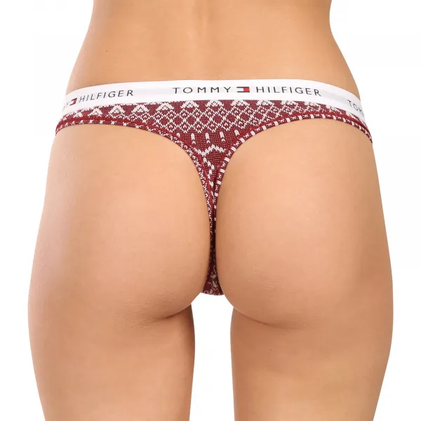 3PACK dámske tangá Tommy Hilfiger viacfarebná (UW0UW06134 0WX) M