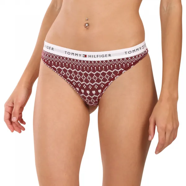 3PACK dámske tangá Tommy Hilfiger viacfarebná (UW0UW06134 0WX) M