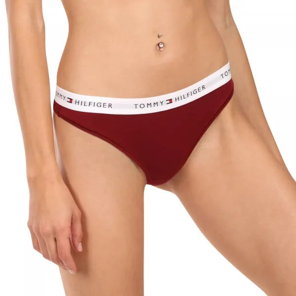 3PACK dámske tangá Tommy Hilfiger viacfarebná (UW0UW06134 0WX) M