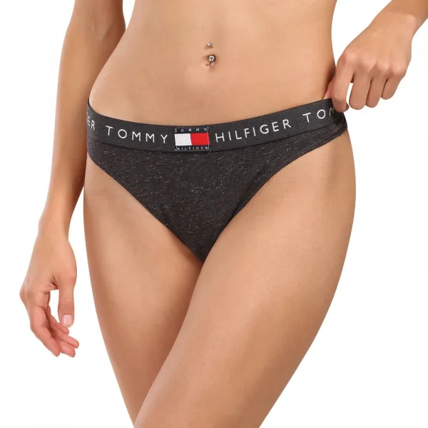 Dámske tangá Tommy Hilfiger sivé (UW0UW06227 P5Q) M