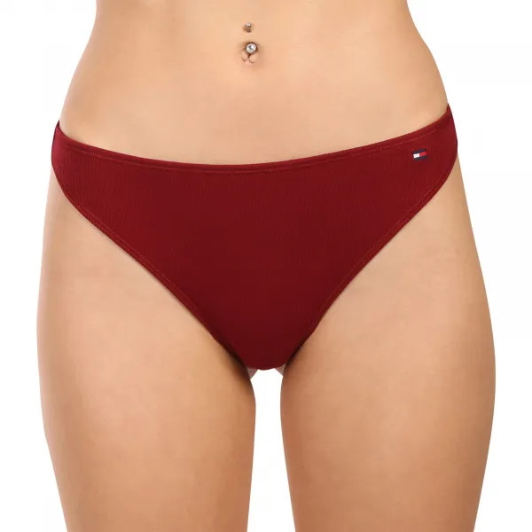 3PACK dámske tangá Tommy Hilfiger viacfarebná (UW0UW06129 0WT) M