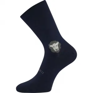 3PACK ponožky VoXX merino modré (Barefootan merino-blue) S