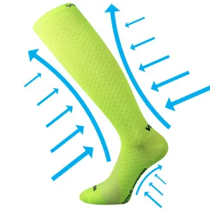 Bežecké kompresné podkolienky VOXX Lithe-neon yellow
