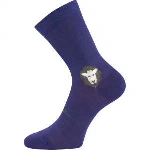 3PACK detské ponožky Voxx merino fialové (Barefootik merino-purple) 35/38