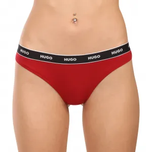 3PACK dámske tangá HUGO viacfarebné (50545680 961) M